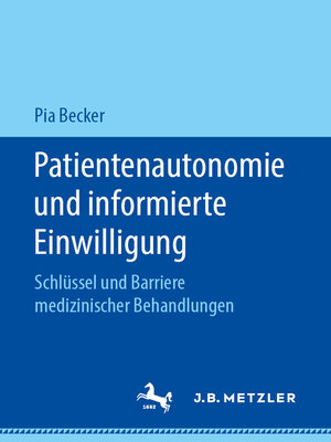 cover image of Patientenautonomie und informierte Einwilligung